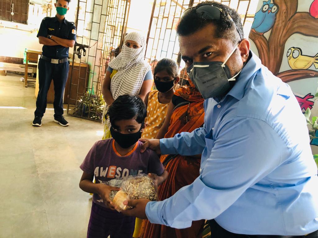 Nutritious Hampers for children at TMC School 55