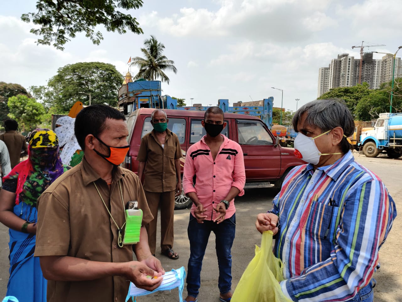 Sanitation workers Brahmand, Thane