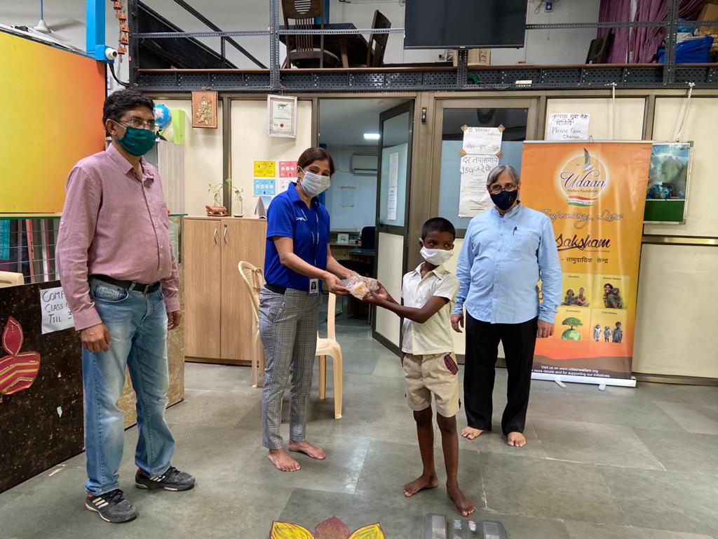 Nutritious Hampers for children at Saksham