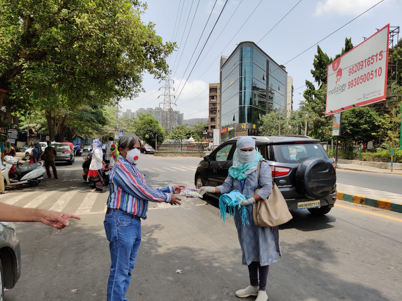 Sanitation workers Patlipada, Thane