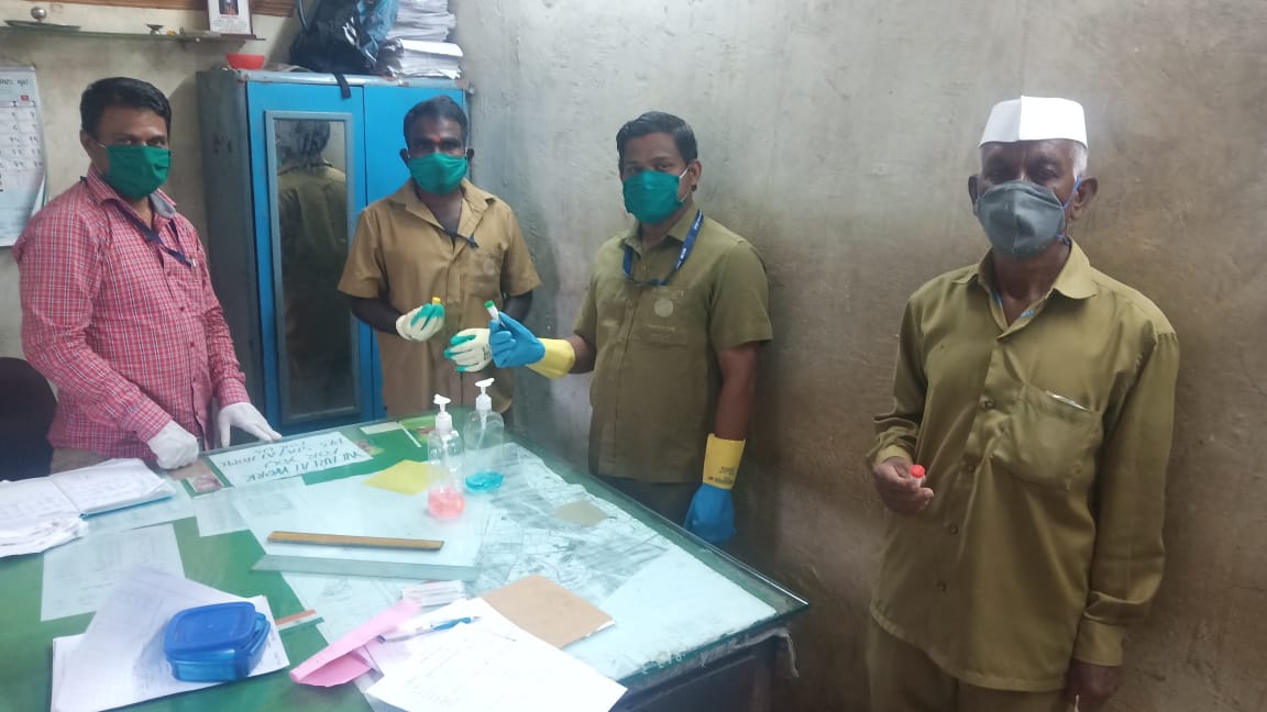 Sanitation workers Dharavi, Mumbai
